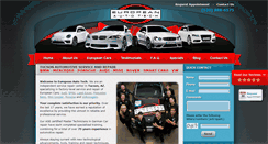Desktop Screenshot of europeanautotech.net